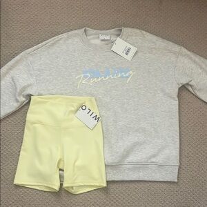 Women's Yellow Bike Shorts